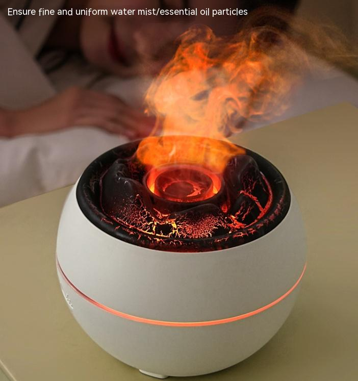 Flame Aroma Diffuser Humidifier | Ambient Flame Effect + Ultrasonic Mist