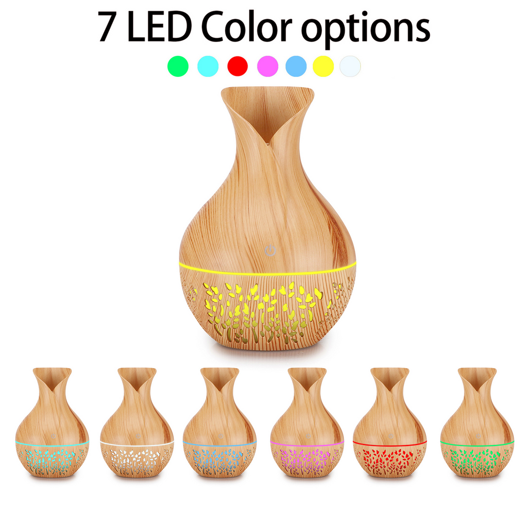 Petal Vase Aroma Diffuser | Elegant Flower-Shaped Essential Oil Diffuser