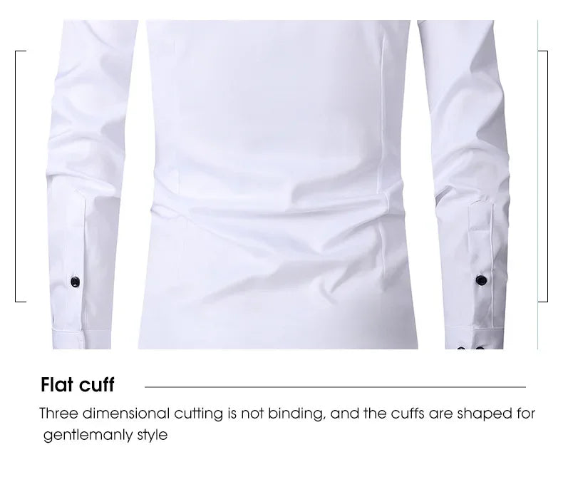 Slim Fit Long Sleeve Dress Shirt