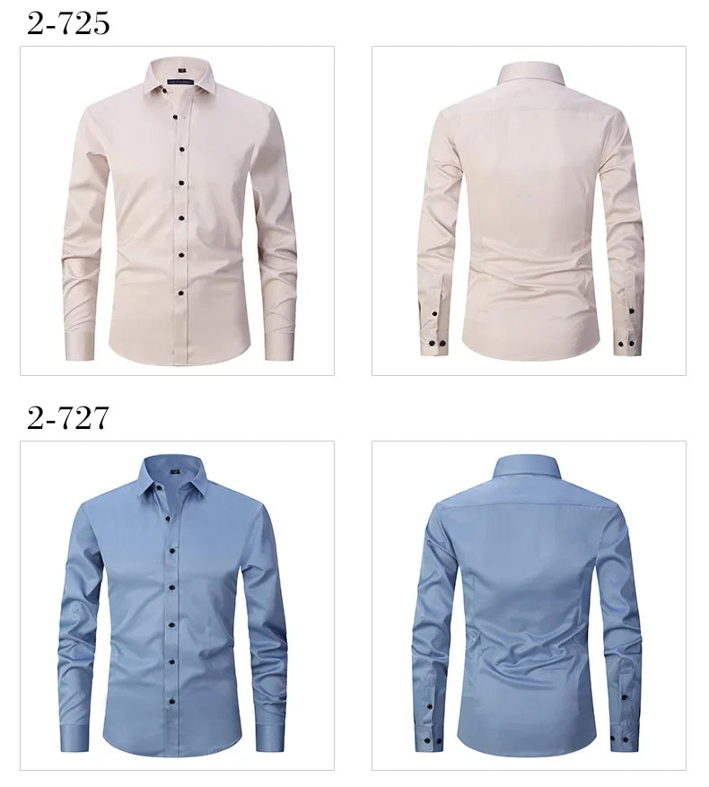Slim Fit Long Sleeve Dress Shirt