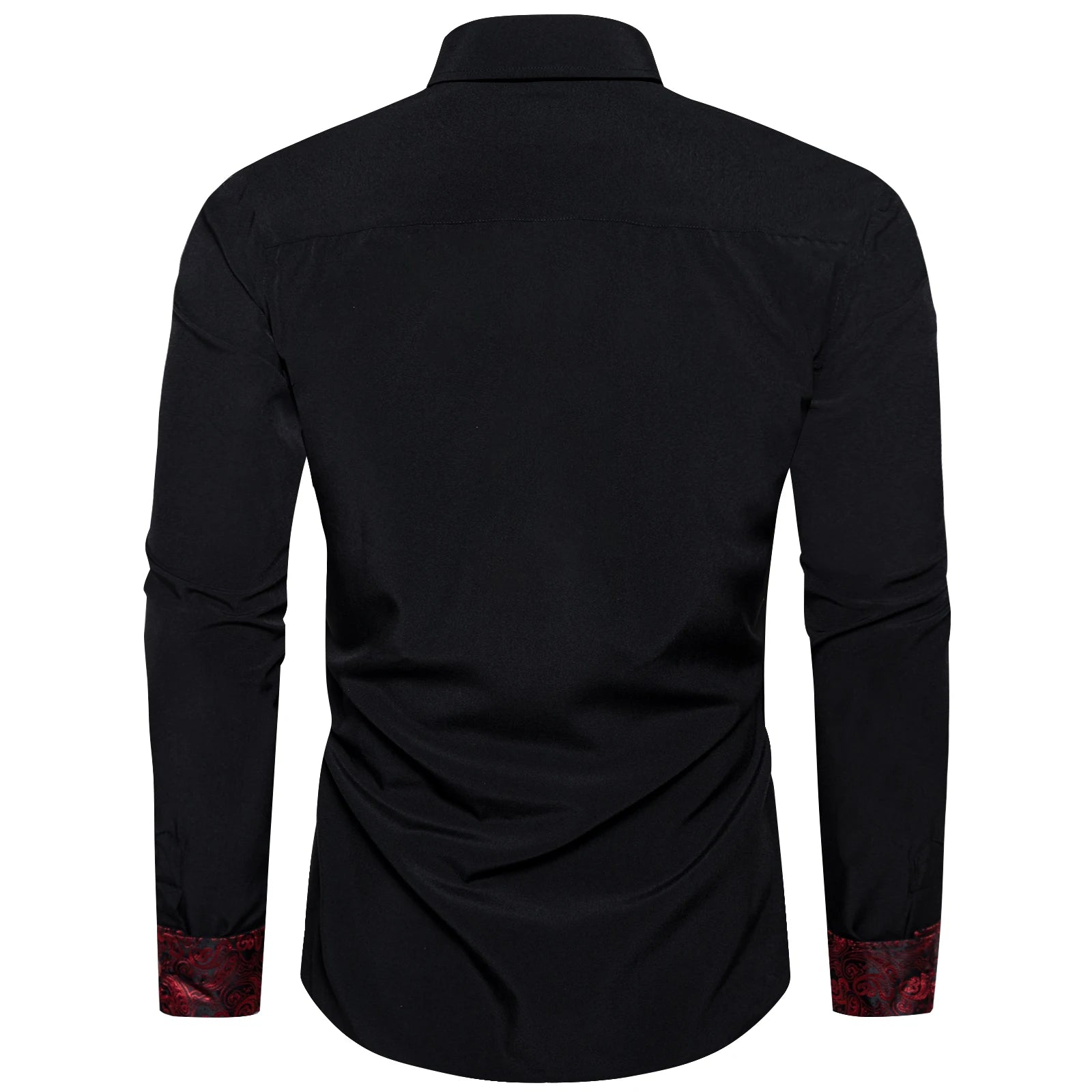 DiBanGu Paisley Contrast Dress Shirt