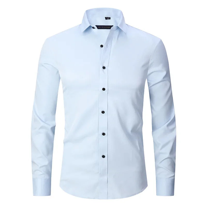 Slim Fit Long Sleeve Dress Shirt