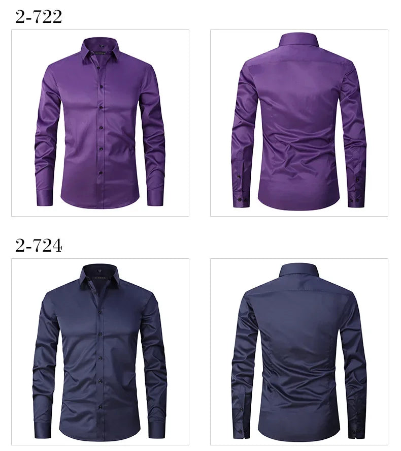 Slim Fit Long Sleeve Dress Shirt