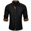 DiBanGu Paisley Contrast Dress Shirt