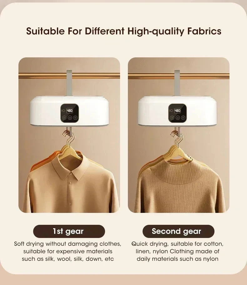 Compact Foldable Portable Mini Laundry Electric Dryer: Smart Timer Fast And Essential for Homes And Travel