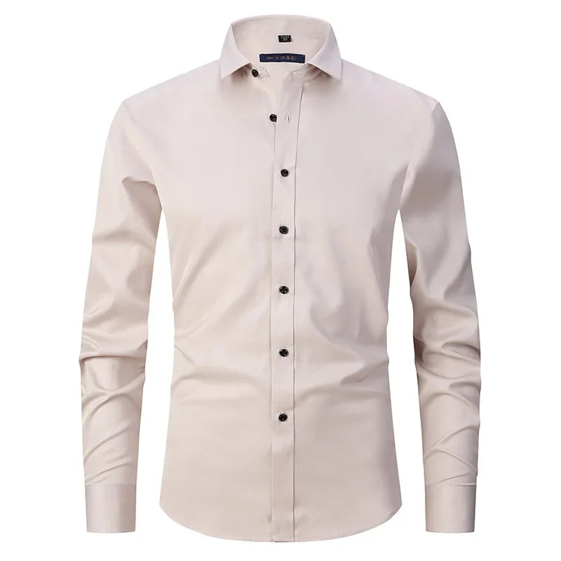 Slim Fit Long Sleeve Dress Shirt