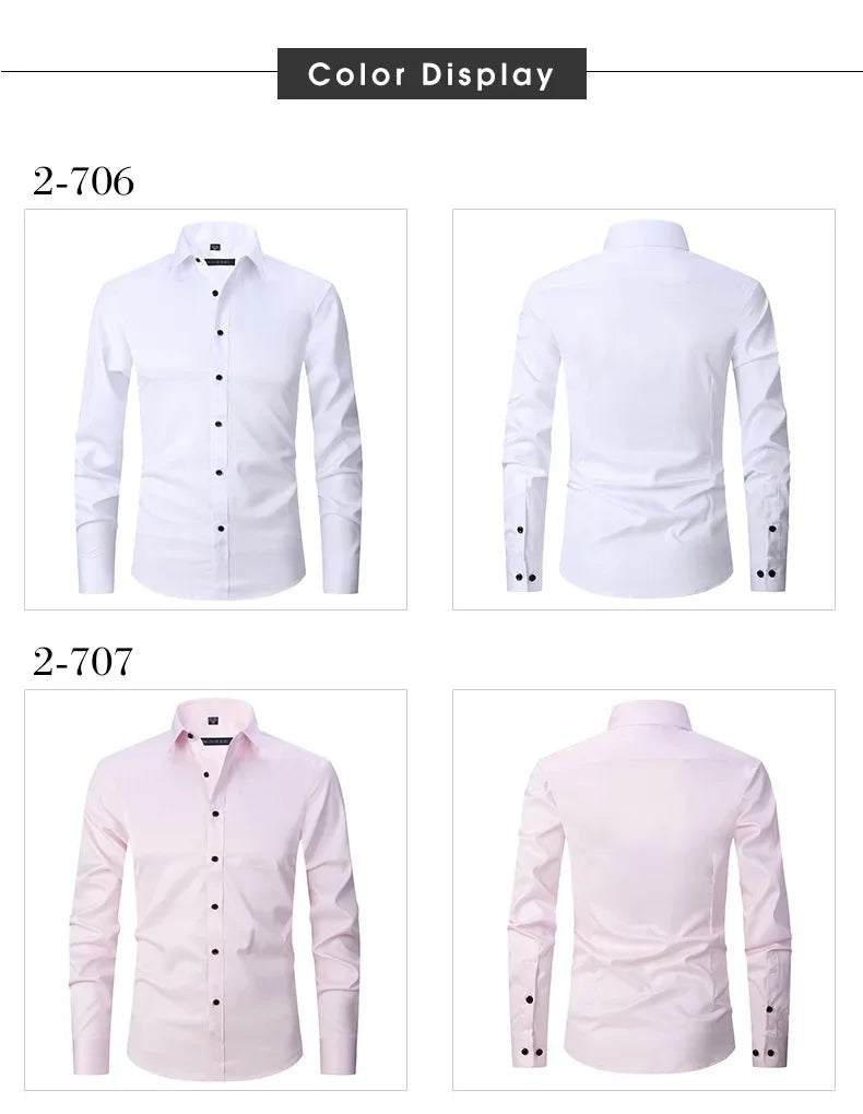 Slim Fit Long Sleeve Dress Shirt