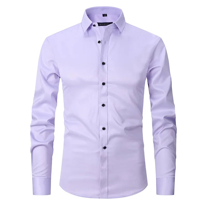 Slim Fit Long Sleeve Dress Shirt