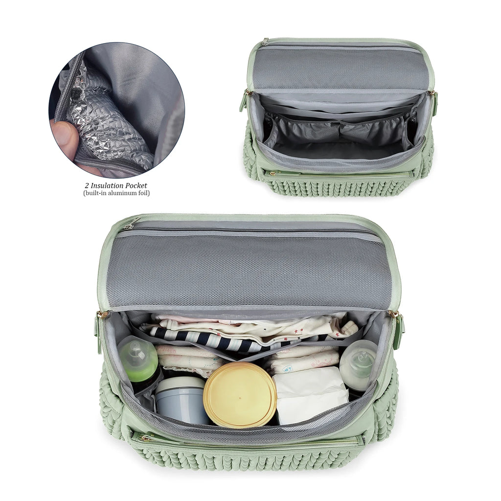 Mommy bag, single shouldermultifunctional. Mommy bag, detachable straps, large capacity