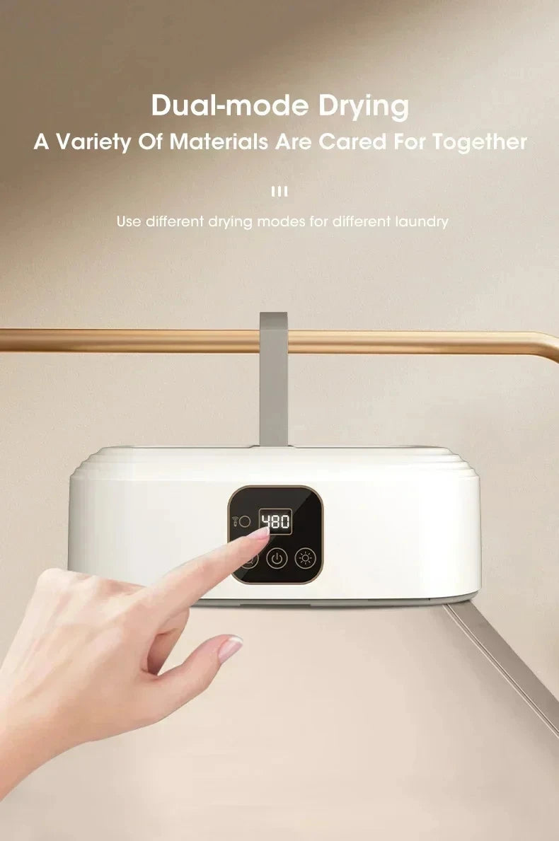 Compact Foldable Portable Mini Laundry Electric Dryer: Smart Timer Fast And Essential for Homes And Travel