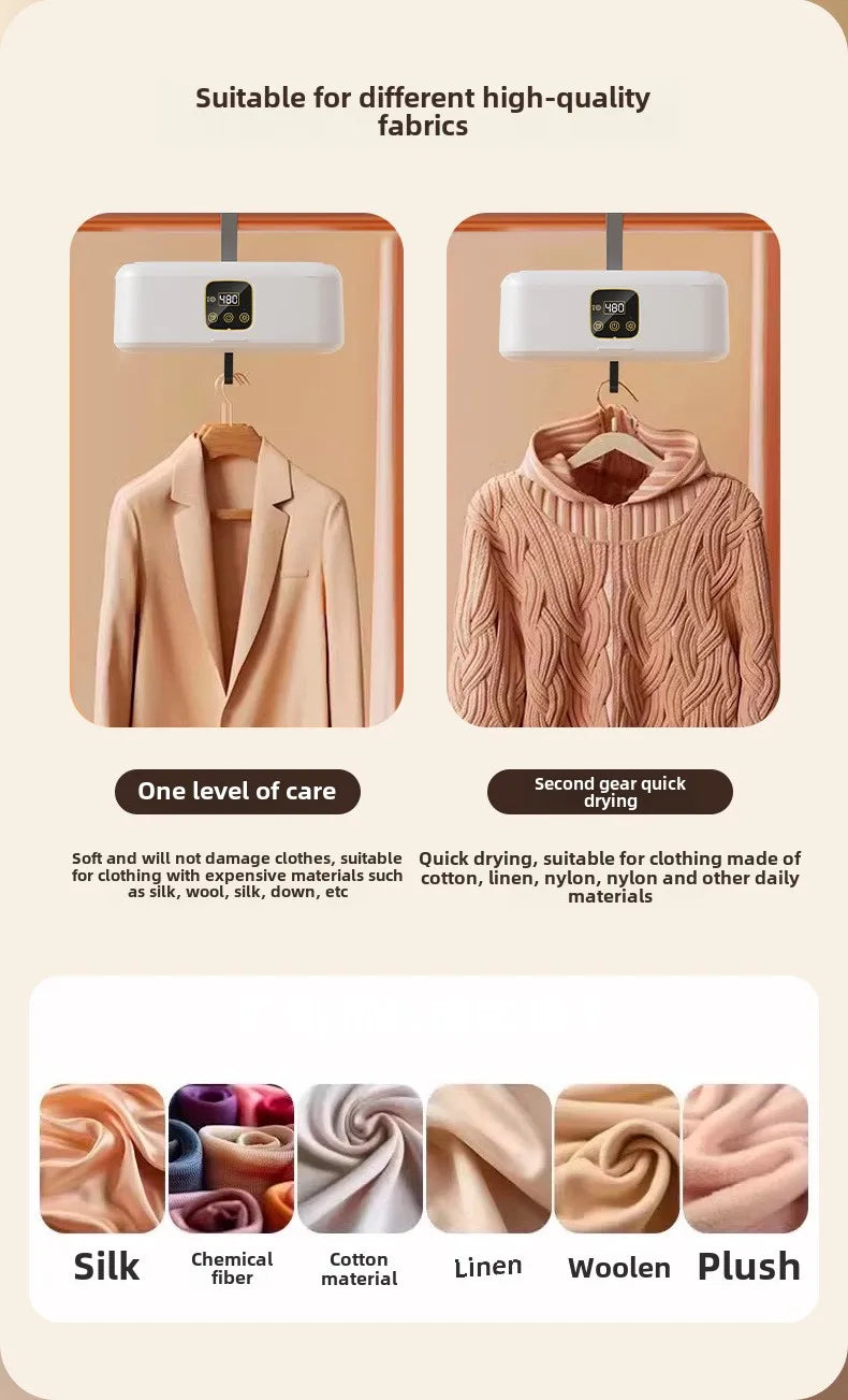 High End Portable Mini Laundry Dryer Machine:  360° Hot Air Circulating Capacity, Many Fail Safe Functions