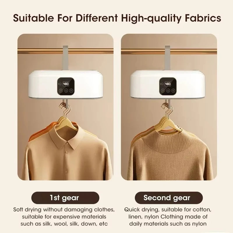 Compact Foldable Portable Mini Laundry Electric Dryer: Smart Timer Fast And Essential for Homes And Travel