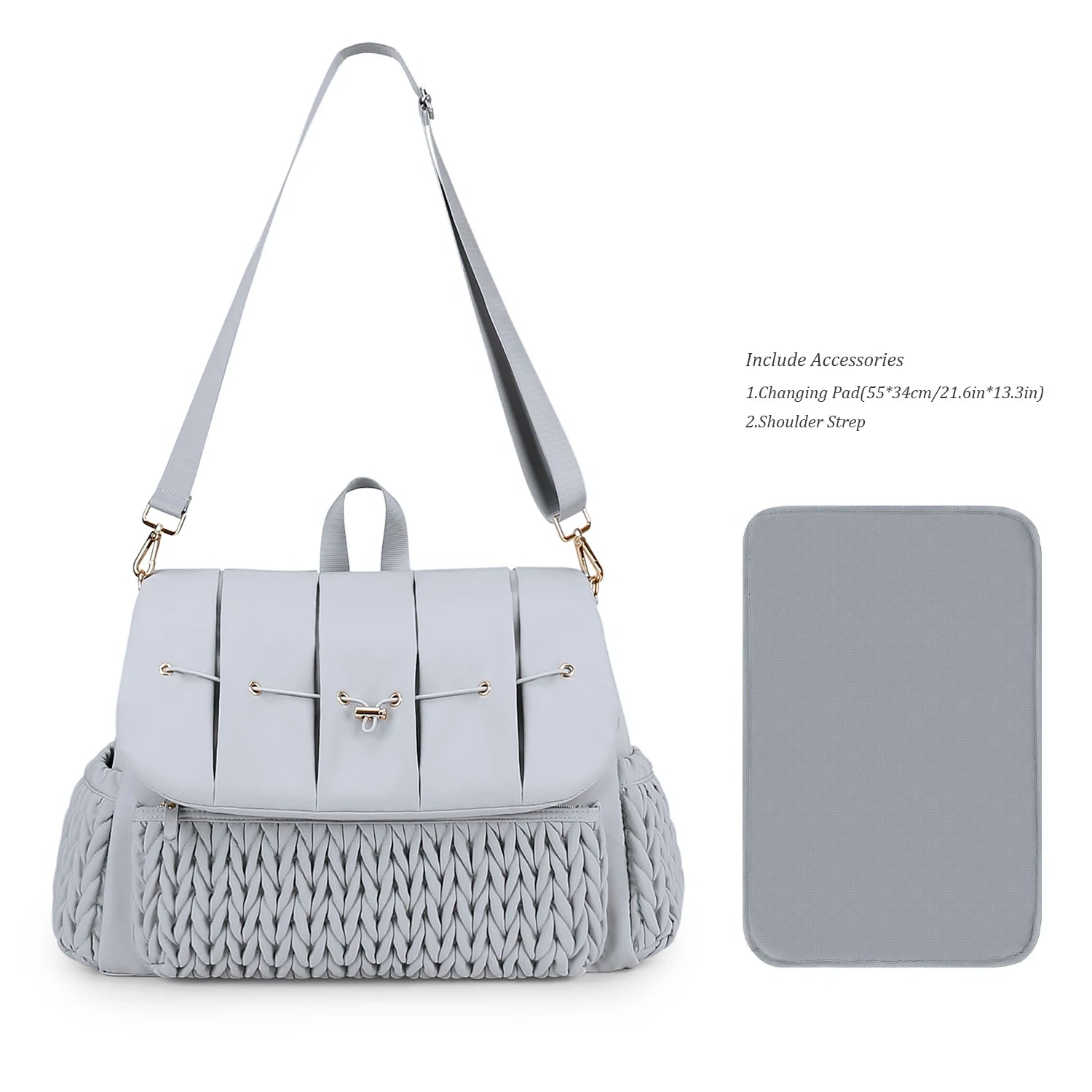 Mommy bag, single shouldermultifunctional. Mommy bag, detachable straps, large capacity
