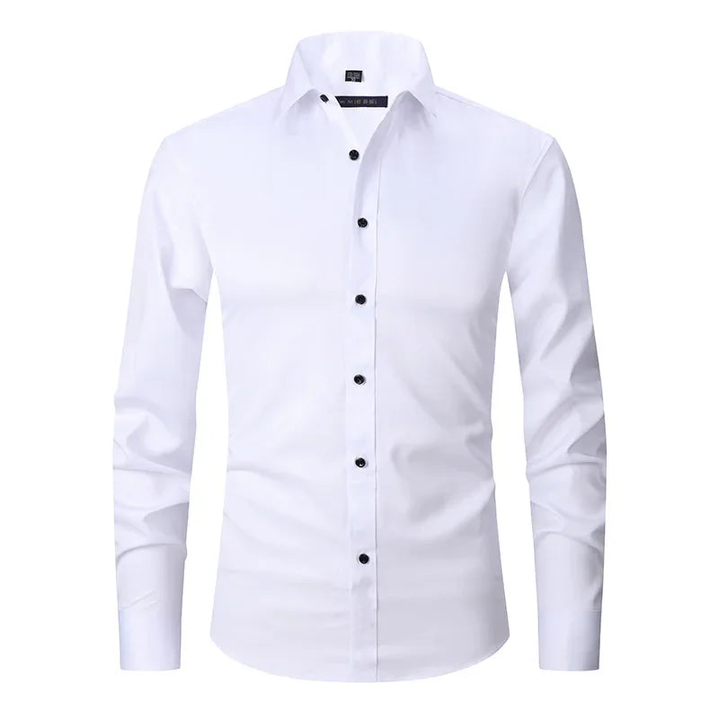 Slim Fit Long Sleeve Dress Shirt