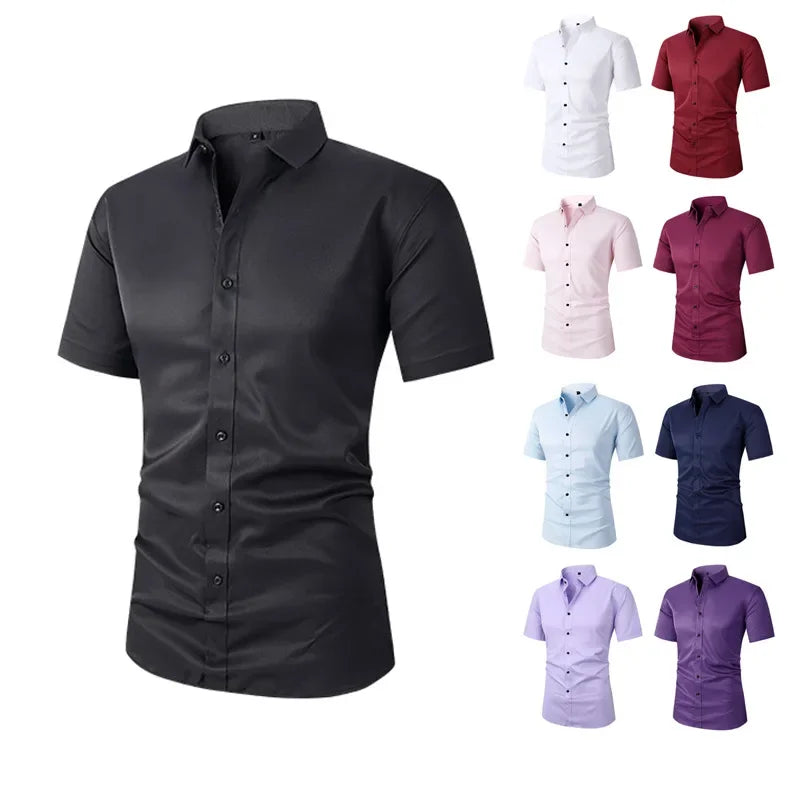 Slim Fit Long Sleeve Dress Shirt