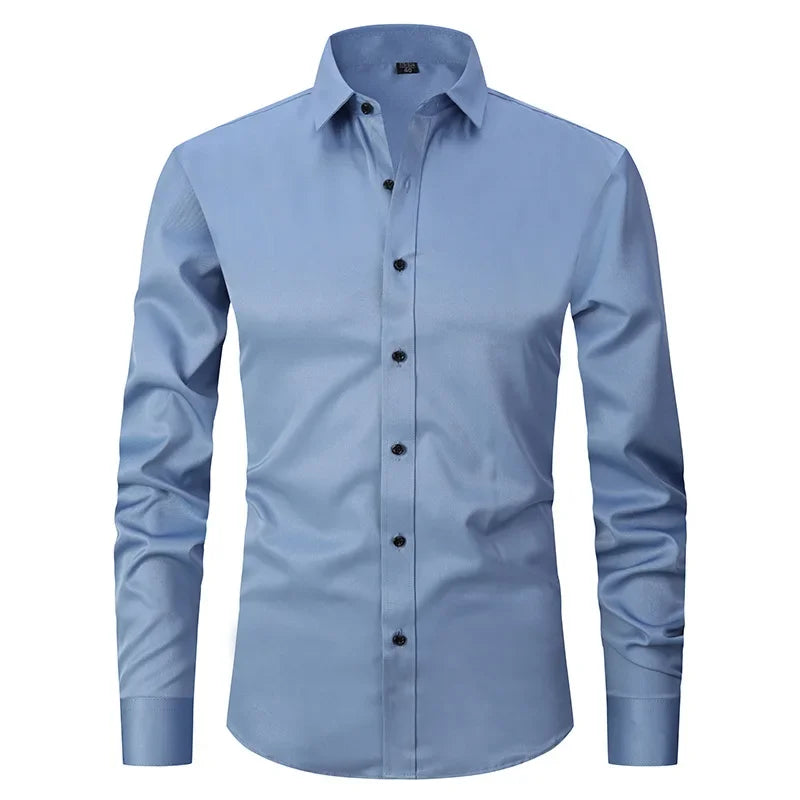 Slim Fit Long Sleeve Dress Shirt